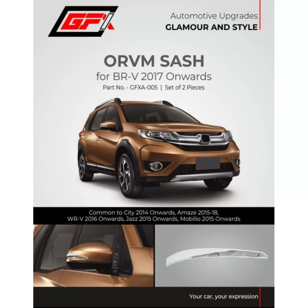Buy Honda BRV OVRM Sash Car Accessories Online Shopping Store